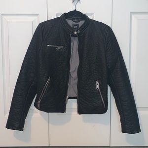 Faux leather jacket